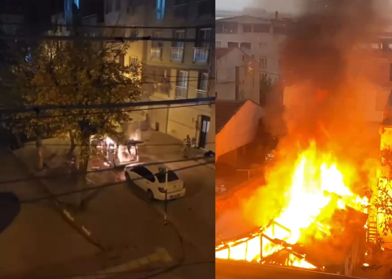 Bursa İtfaiyesi dün gece yine fazla mesai yaptı. Osmangazi ve