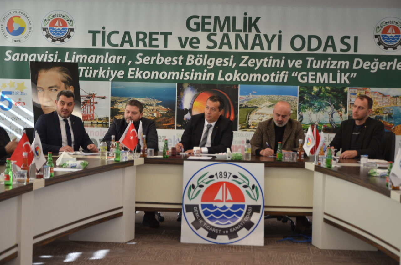 Gemlik Ticaret ve Sanayi odası tarafından oda üyesi meslek komiteleri