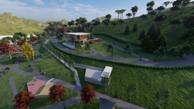 Bursa'nın Yıldırım ilçesinde Hünkar Köşkü'nün de bulunduğu alan Hünkar Korusu'na