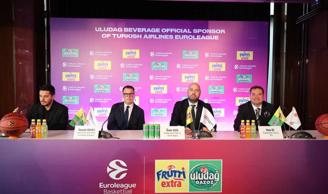 Uludağ İçecek’ten Turkish Airlines Euroleague’e dev destek Uludağ İçecek Türk A.Ş., Frutti Extra ve Efsane Uludağ Gazoz