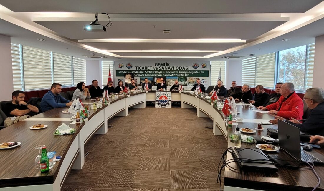 Gemlik Ticaret ve Sanayi odasında Yeşil OSB için tanıtım toplantısı