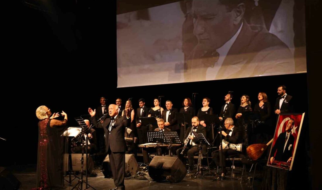 Atatürk Nilüfer’de sevdiği şarkılarla anıldı NİLÜFER BELEDİYESİ TÜRK SANAT MÜZİĞİ KOROSU, ULU ÖNDER MUSTAFA KEMAL