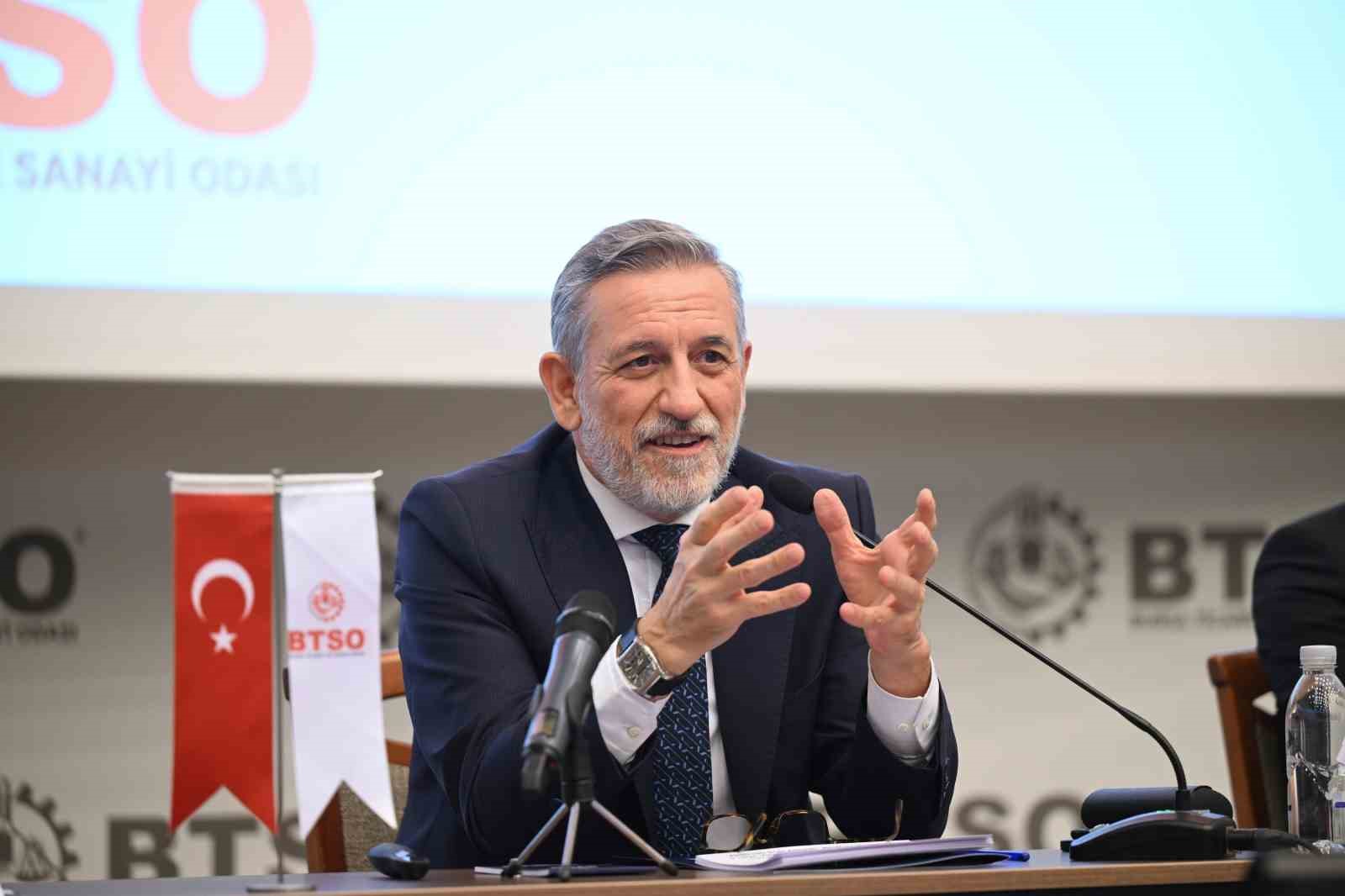 BTSO BAŞKANI İBRAHİM BURKAY GENÇ GİRİŞİMCİLERLE BULUŞTU