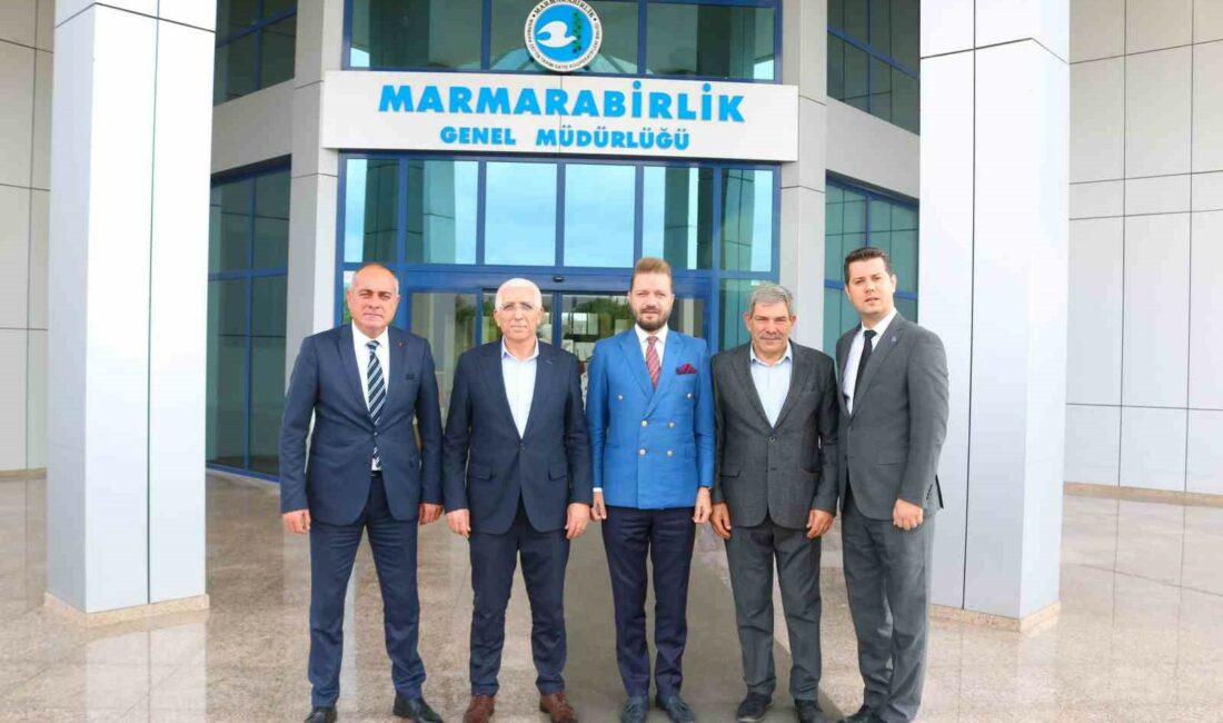 BURSA BÜYÜKŞEHİR BELEDİYESİ, MARMARABİRLİK İLE ZEYTİN ÜRETİCİSİNE DESTEK OLMAK ÜZERE
