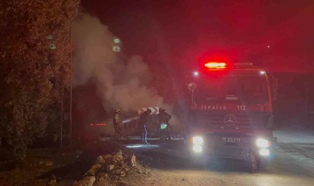 Bursa’da kaza yapan otomobil alev alev yandı BURSA’NIN İZNİK İLÇESİNDE SÜRÜCÜSÜNÜN KONTROLÜNDEN ÇIKAN SON MODEL OTOMOBİL YANARAK