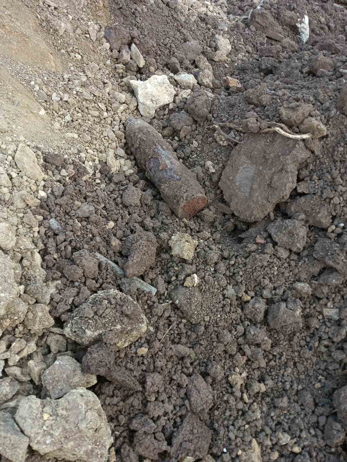 İNEGÖLDE TOP MERMİSİ BULUNDU