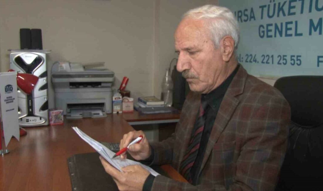 BURSA TÜKETİCİLER DERNEĞİ BAŞKANI SITKI YILMAZ, KASIM AYINDA ARTAN İNDİRİM