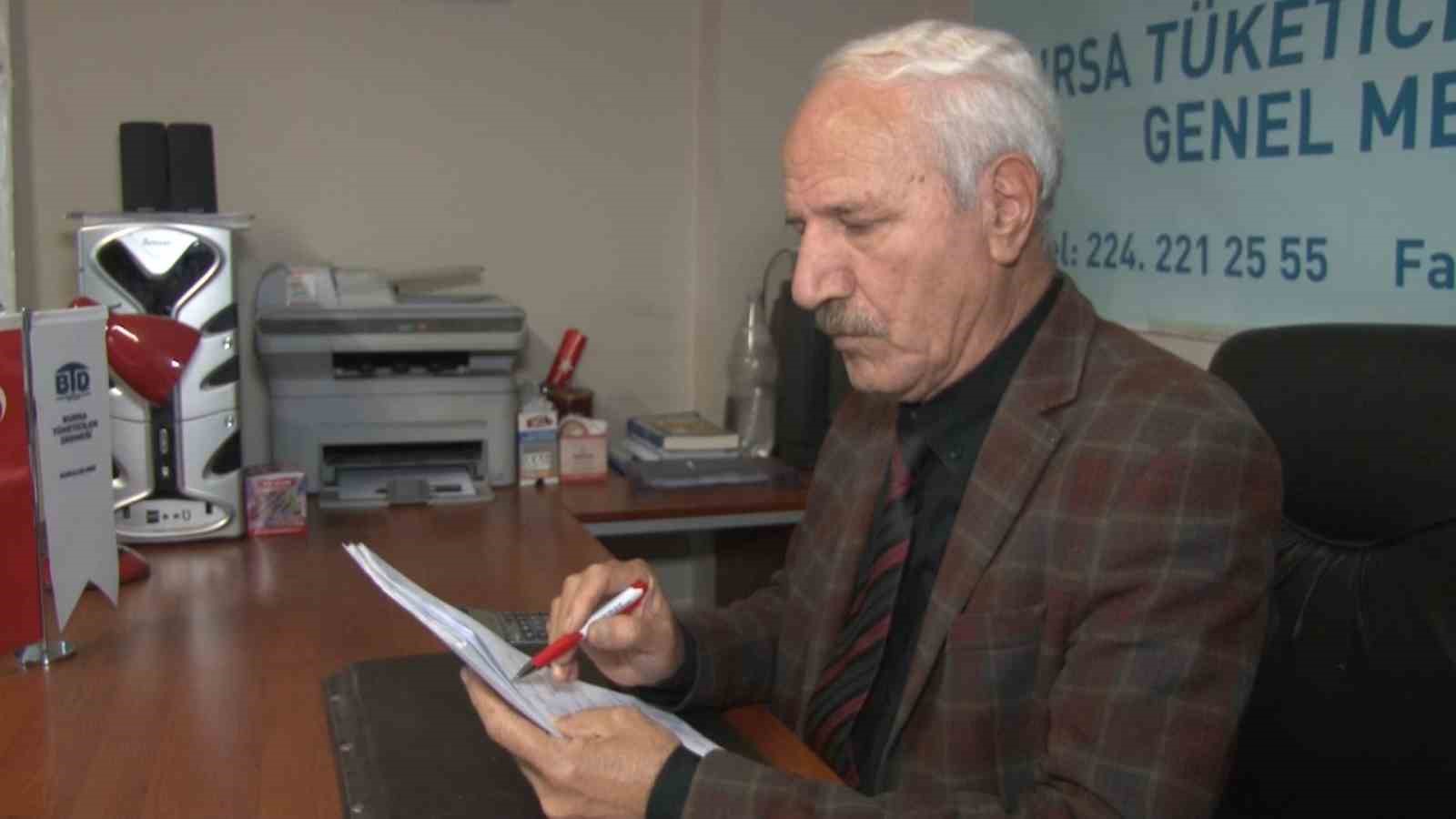 BURSA TÜKETİCİLER DERNEĞİ BAŞKANI SITKI YILMAZ, KASIM AYINDA ARTAN İNDİRİM