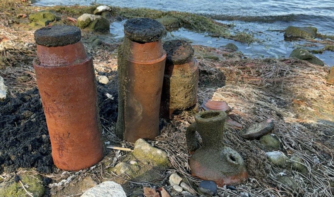 BURSA’NIN İZNİK İLÇESİNDE ÇEKİLMEDEN DOLAYI GÖLDE CİSİMLER OLDUĞUNU FARK EDEN