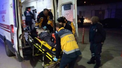 Bursa’nın İnegöl ilçesinde motosikletle otomobile arkadan çarpan ve sürüklenerek başka