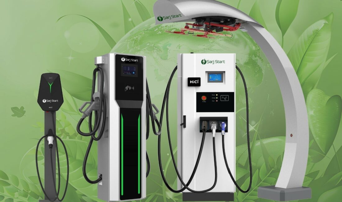 KOÇASLANLAR,ŞARJ START VE HICI MARKALARI İLE ELEKTİRİKLİ ARAÇ ŞARJ İSTASYONU