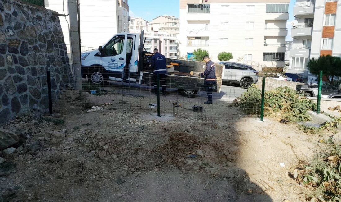 Kontrolsüz alan belediye tarafından güvenli hale getirildi MUDANYA İLÇESİ ŞÜKRÜ ÇAVUŞ MAHALLESİ SU DEPOSU CADDESİ GÜVEN PARK