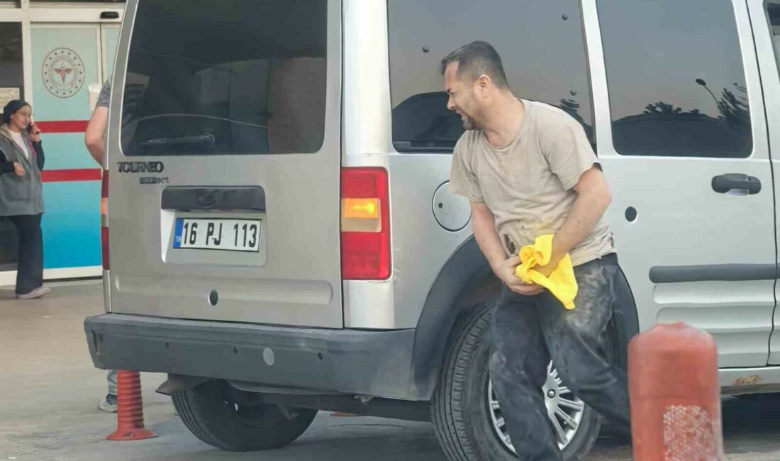 BURSA'NIN İNEGÖL İLÇESİNDE MEYDANA GELEN OLAYDA ODUN KESERKEN MOTORLU TESTERE
