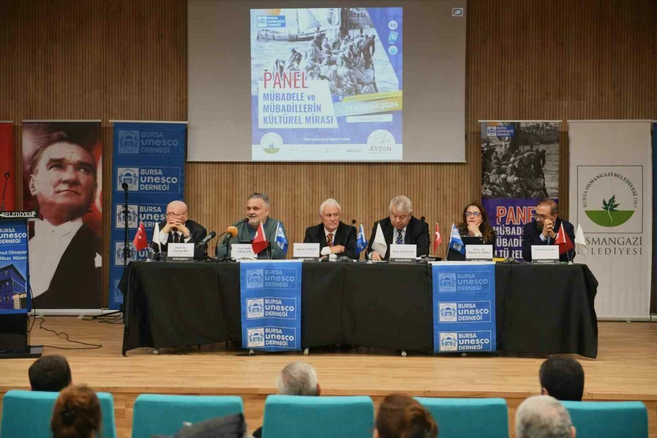 Mübadele ve mübadillerin kültürel mirası Osmangazi’de konuşuldu Osmangazi Belediyesi, Bursa UNESCO Derneği, Balkan Göçmenleri Kültür ve Dayanışma