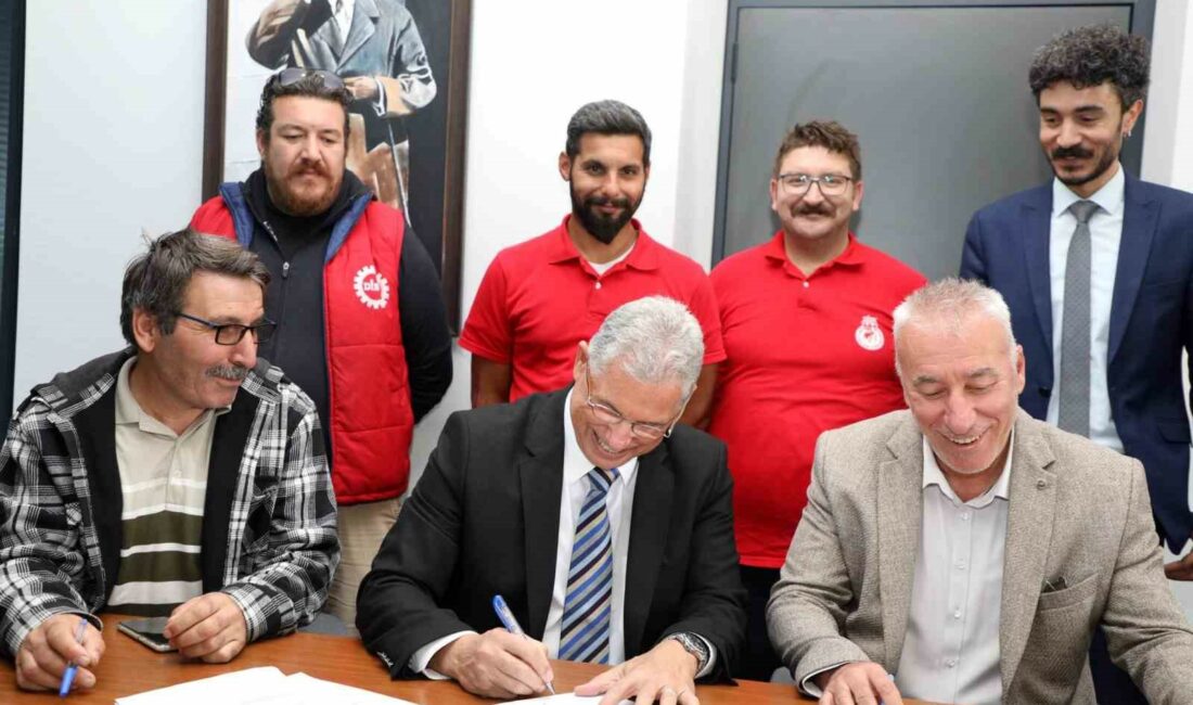 Mudanya Belediyesi’nde sözleşme sevinci MUDANYA'DA SÖZLEŞME SEVİNCİ YAŞANDI