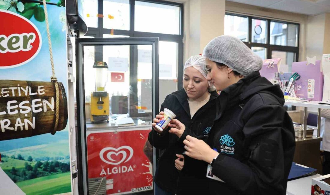 Nilüfer’de okul kantinlerine ‘hijyen’ teftişi NİLÜFER BELEDİYESİ, ÖĞRENCİLERİN SAĞLIKLI VE GÜVENİLİR GIDAYA ULAŞMASI İÇİN OKUL