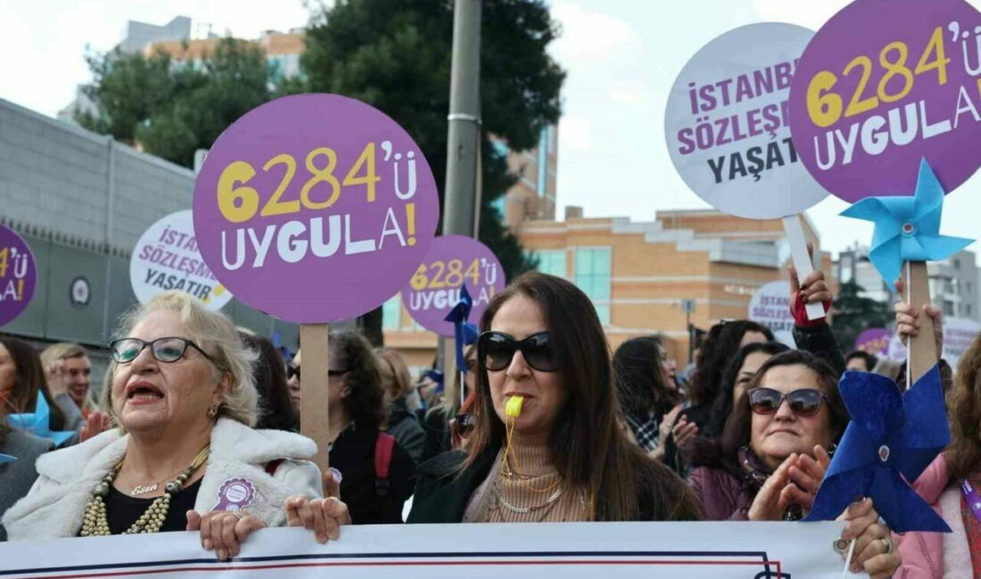 Nilüferli kadınlar şiddete, eşitliğe ve haksızlığa karşı ses yükseltti. ’Yaşasın