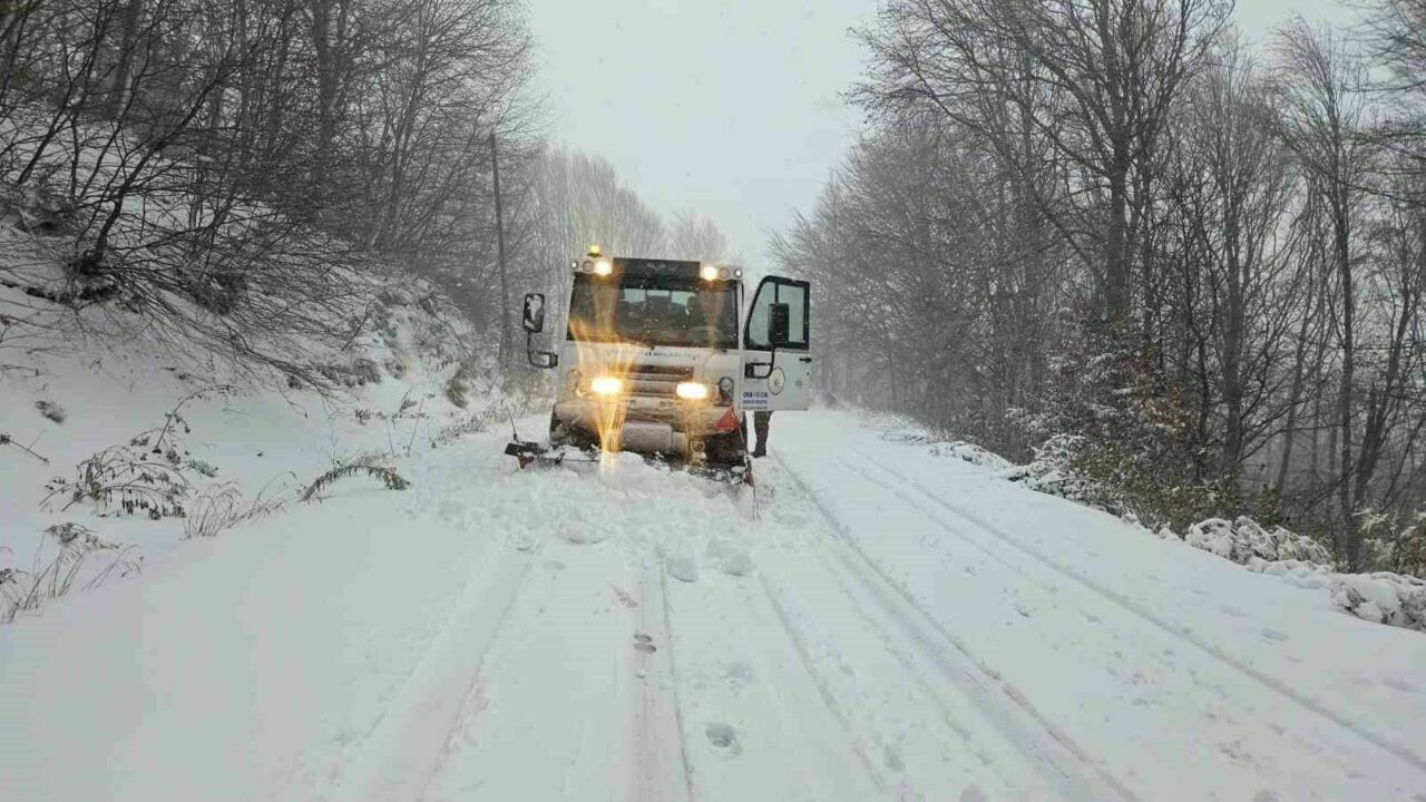Osmangazi’de kar mesaisi başladı Bursa’da mevsimin ilk kar yağışı ile birlikte Osmangazi Belediyesi ekipleri,