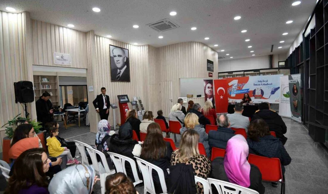 Oyuncu-yazar Nilüfer Açıkalın, Osmangazili edebiyatseverlerle buluştu OSMANGAZİ BELEDİYESİ TARAFINDAN DÜZENLENEN ‘1 KİTAP 1 YAZAR’ BULUŞMALARININ SON
