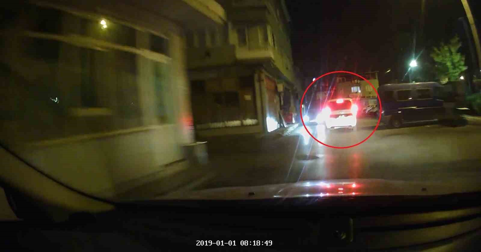 BURSA'DA ALKOL UYGULAMASINI GÖREN BİR ARAÇ, EKİPLERDEN KAÇMAYA BAŞLADI. FİLM