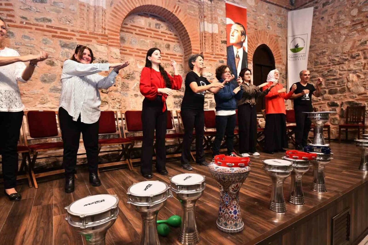 OSMANGAZİ BELEDİYESİ TARAFINDAN DÜZENLENEN RİTİM ATÖLYESİ’NİN İKİNCİ DÖNEMİNİ BAŞARIYLA TAMAMLAYAN