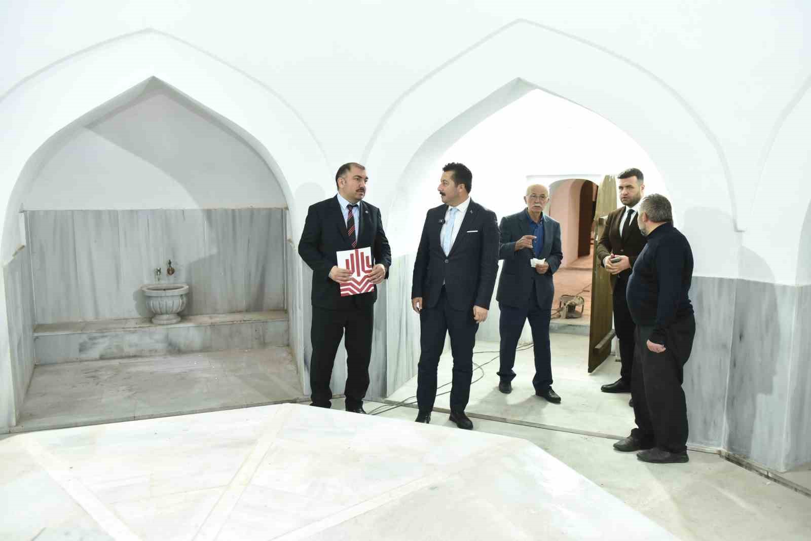 Tarihi Çarşı Hamamı açılış için gün sayıyor TARİHİ ÇARŞI HAMAMI AÇILIŞ İÇİN GÜN SAYIYOR