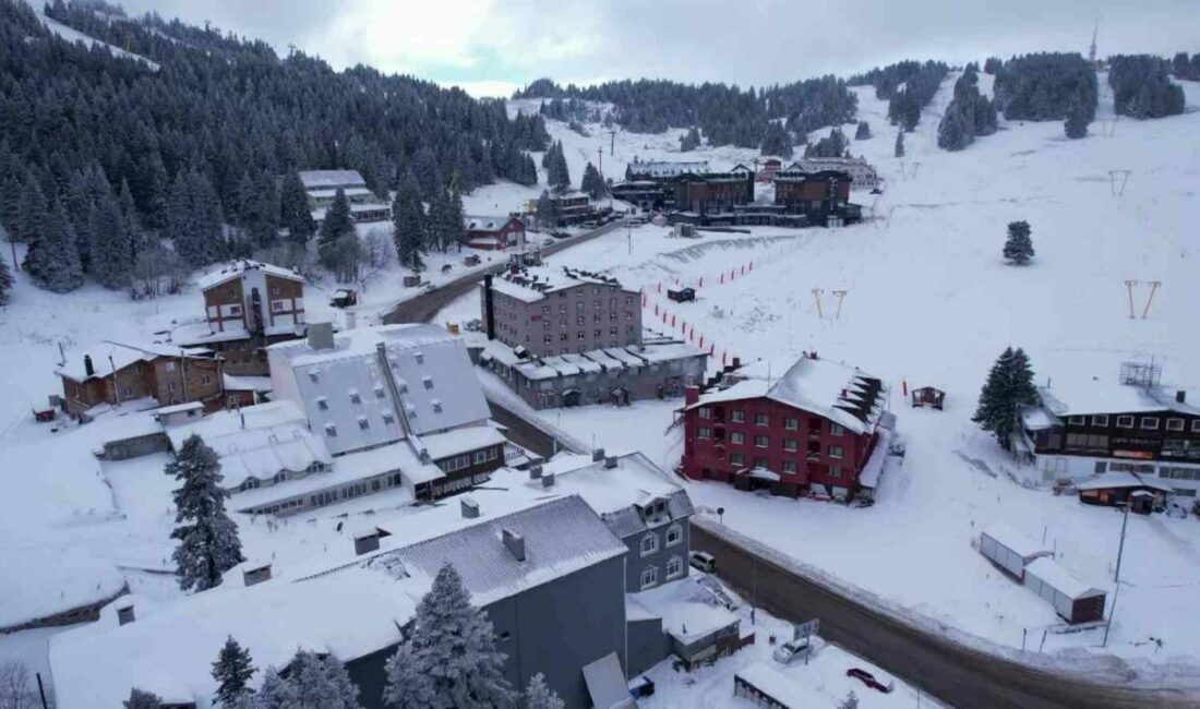 Türkiye’nin önemli kış ve kayak turizm merkezlerinden Uludağ’da kar kalınlığı