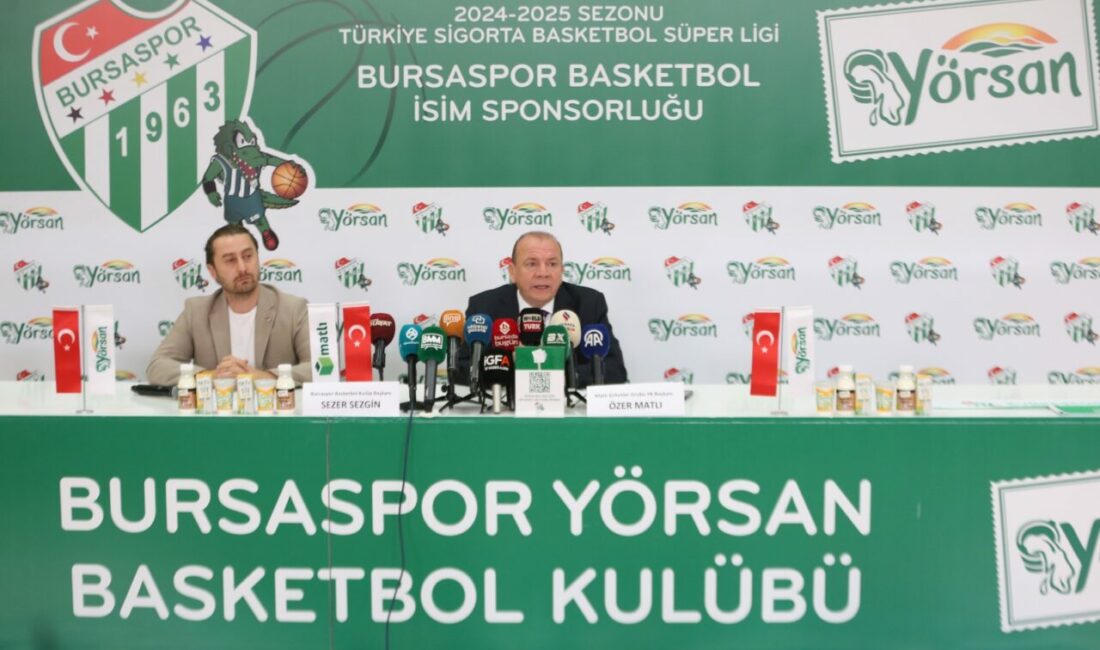 Bursaspor Basketbol’a Matlı’dan büyük destek Türkiye Sigorta Basketbol Süper Ligi ekiplerinden Bursaspor Basketbol, Yörsan markası