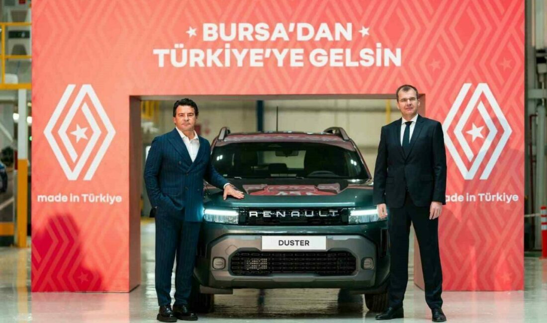 Yeni Renault Duster’ın üretimi Bursa’da başladı Bugüne kadar yaklaşık 100 ülkede 1,7 milyonun üzerinde satılan Duster’ın