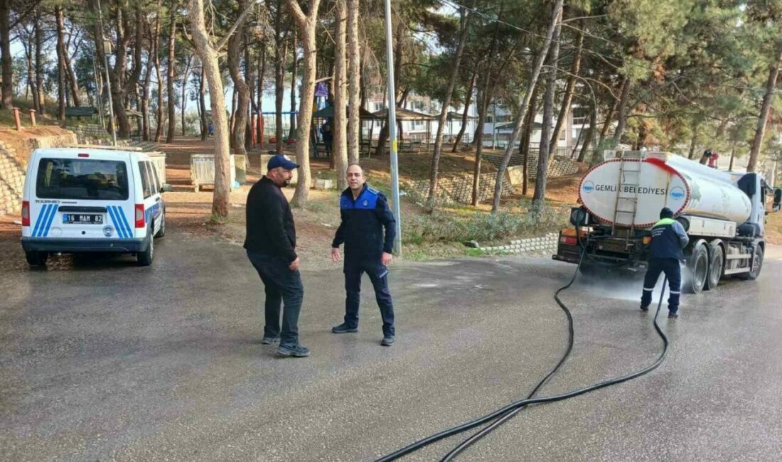 Yola beton döken firmaya ceza Gemlik Belediyesi, Çamlık Piknik Alanı’na giden yolun çeşitli noktalarında beton