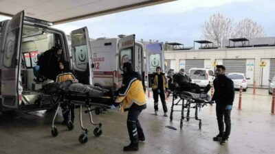 Bursa’nın İnegöl ilçesinde meydana gelen kazada otomobil ile hafif ticari