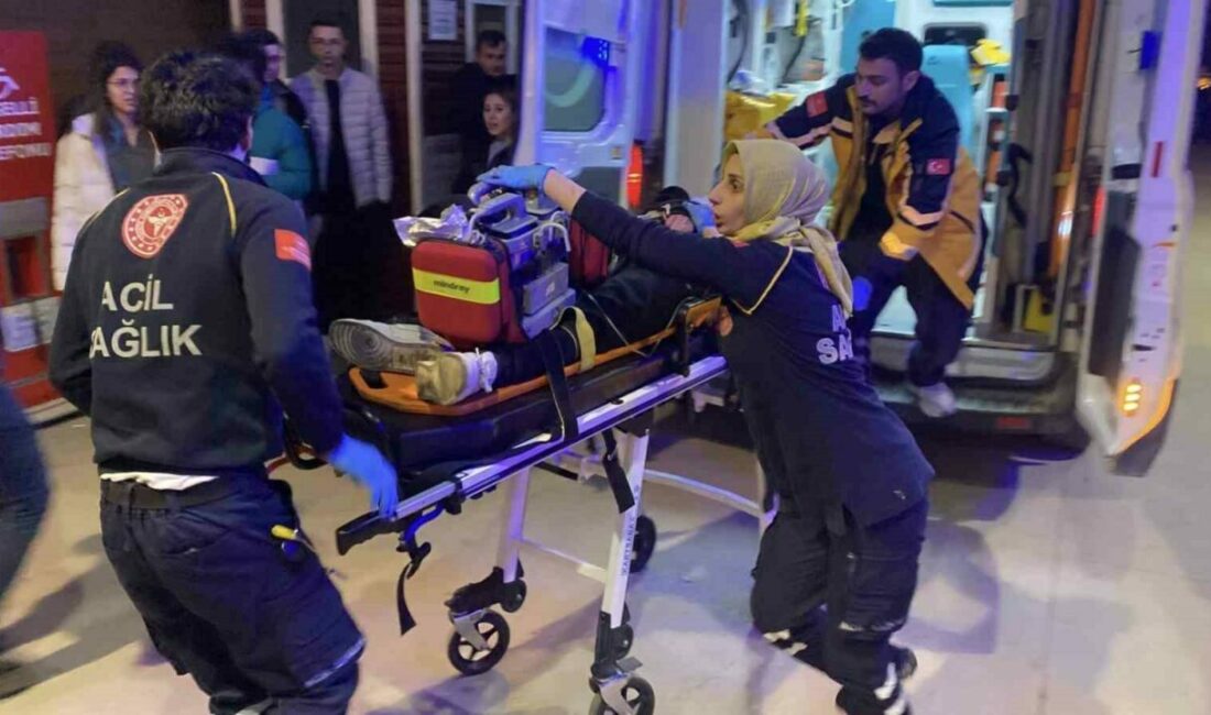 3 kişinin yaralandığı kaza anı kamerada Bursa’nın İnegöl ilçesinde meydana gelen kazada hafif ticari araç ile