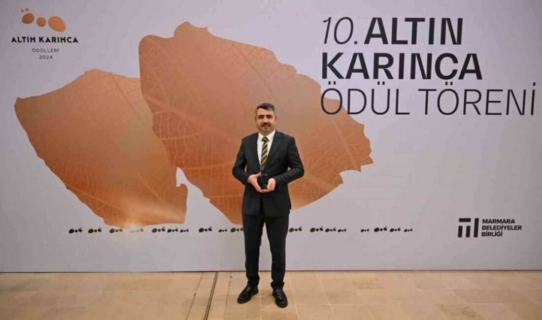 Yerel yönetimlerin örnek projelerinin ödüllendirildiği Altın Karınca Ödülleri Yarışması’nda Yıldırım