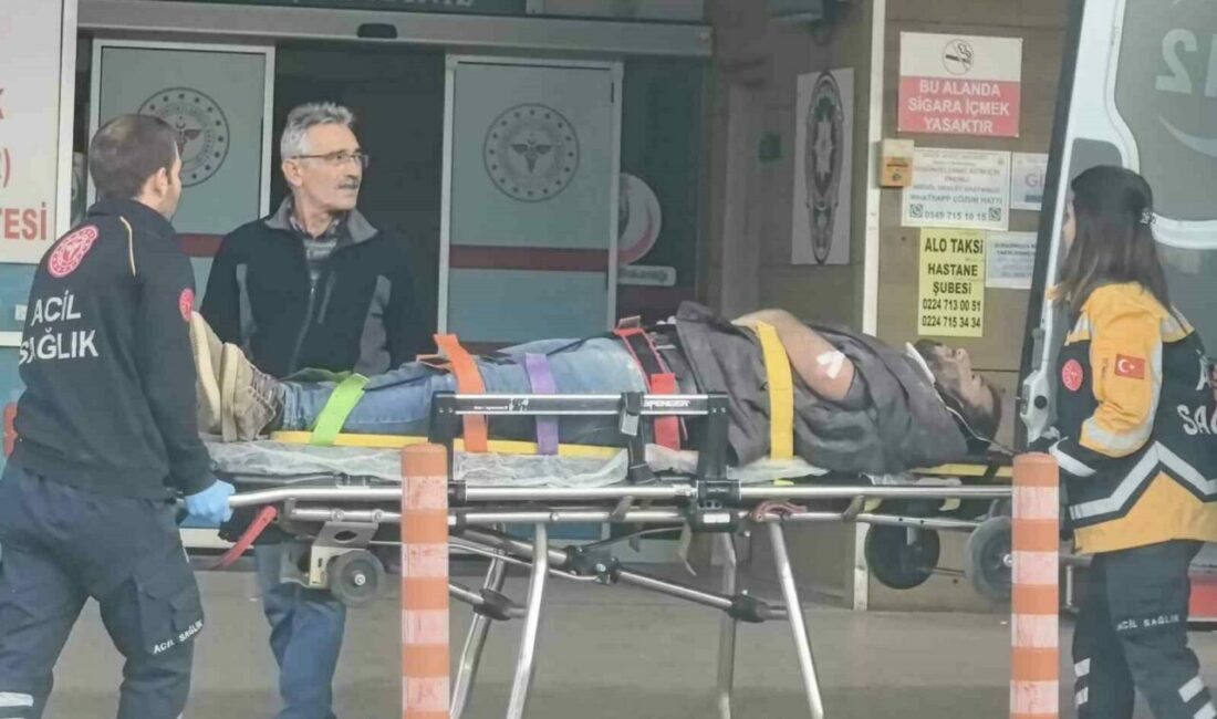 Bursa’nın İnegöl ilçesinde asansör boşluğuna düşen işçi yaralandı. Olay saat
