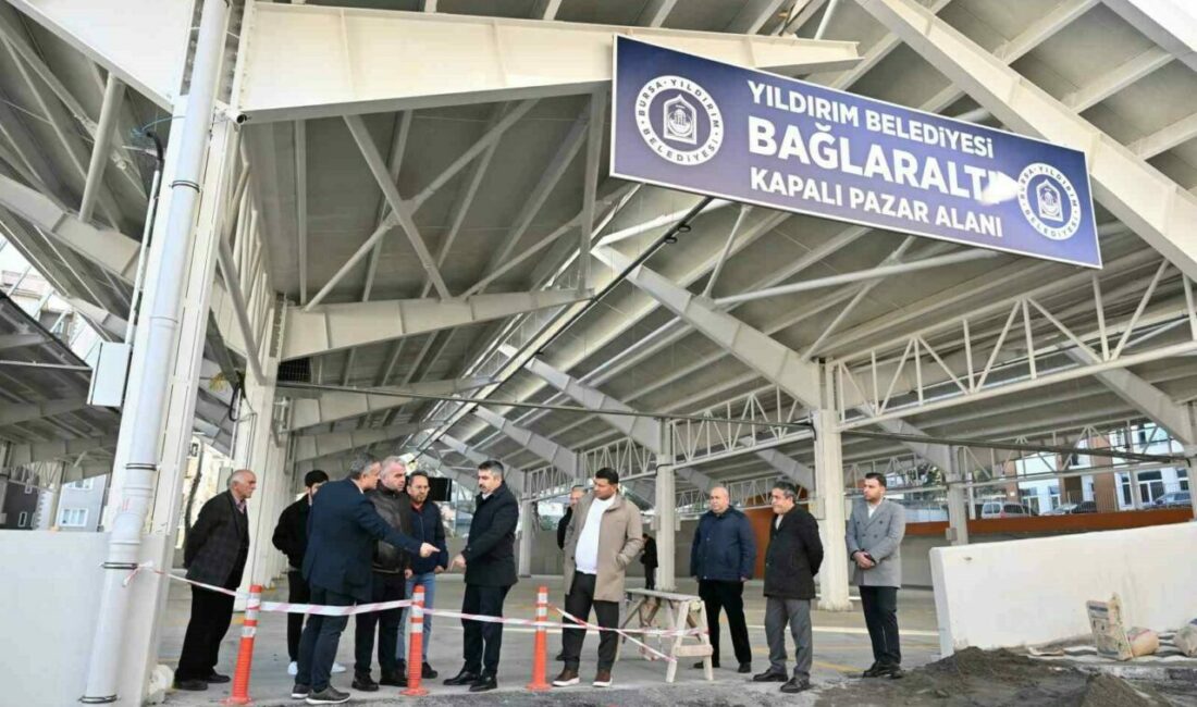 Yıldırım Bağlaraltı pazar yeri pazar günü hizmete açılıyor. Yıldırım Belediye