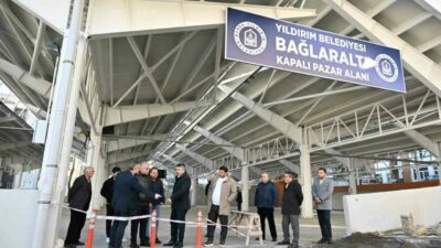 Yıldırım Bağlaraltı pazar yeri pazar günü hizmete açılıyor. Yıldırım Belediye