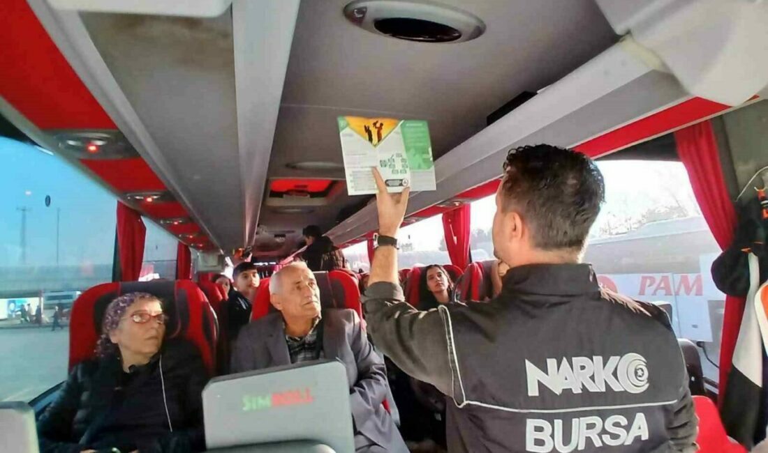 Bursa İl Emniyet Müdürlüğü Narkotik Suçlarla Mücadele Şube Müdürlüğü ekipleri,