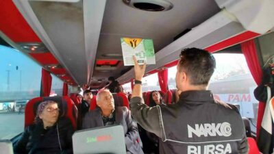 Bursa İl Emniyet Müdürlüğü Narkotik Suçlarla Mücadele Şube Müdürlüğü ekipleri,