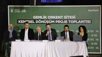 Bursa Büyükşehir Belediyesi iştiraklerinden Burkent AŞ tarafından Gemlik ilçesinde yürütülen