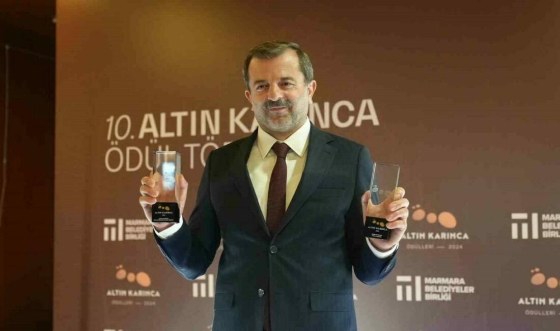 Gürsu Belediyesi’ne çifte ödül Marmara Belediyeler Birliği tarafından, bu yıl 10. kez düzenlenen Altın