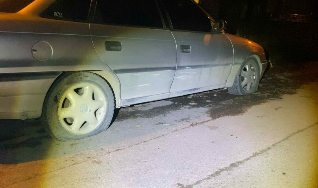 Hem park halindeki araçların lastiklerini hem de kendini kesti Bursa’nın İnegöl ilçesinde bir şahıs, park halindeki 5 aracın lastiklerini