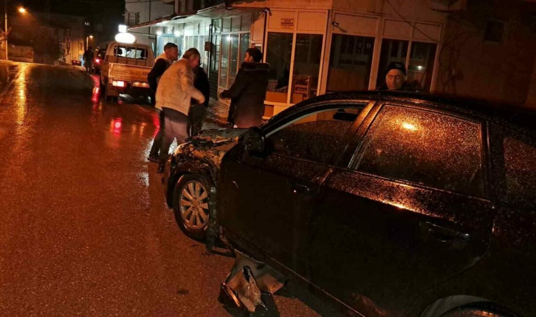 Bursa’nın İznik ilçesinde alkollü olduğu iddia edilen sürücü önce traktörün