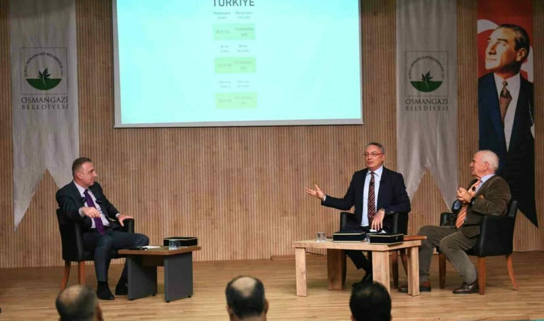 Osmangazi Belediyesi’nin düzenlediği söyleşide “Yerli Mallarının Neden Satıldığı” usta gazeteci
