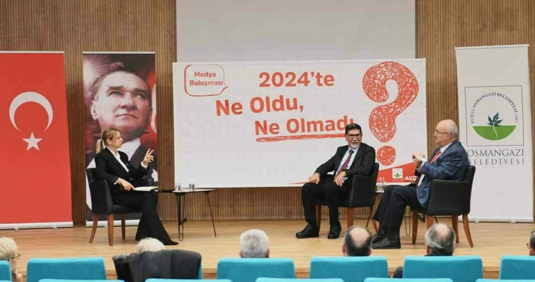 Osmangazi Belediyesi’nin düzenlediği Medya Buluşmaları programında Bursa medyasının tecrübeli kalemleri,