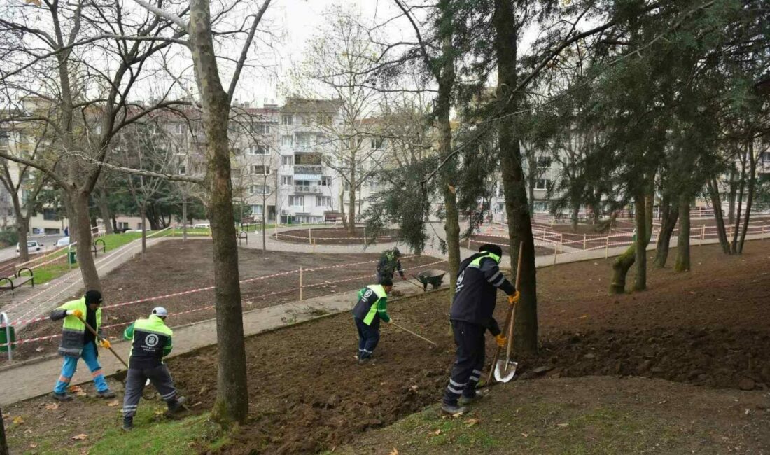 Yıldırım Belediyesi Park ve Bahçeler Müdürlüğü Ekipleri, parklarda bakım ve