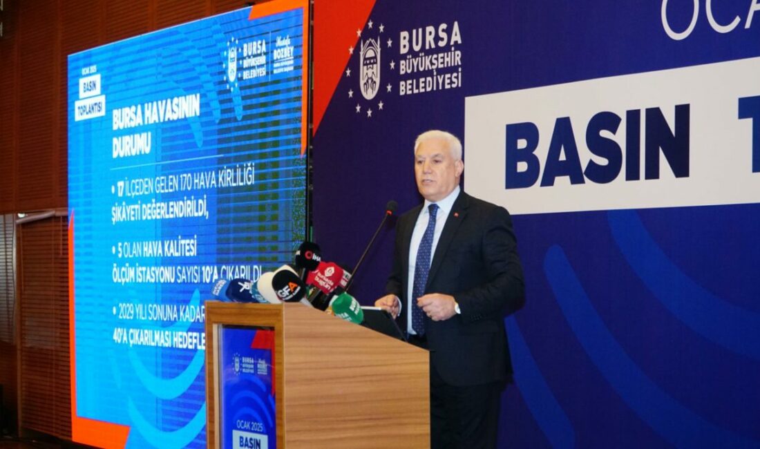 Bozbey’den hava ve su kirliliği uyarısı: Maske takın, o ürünleri yemeyin! Büyükşehir Belediye Başkanı Mustafa Bozbey, yeni yılın ilk aylık değerlendirme