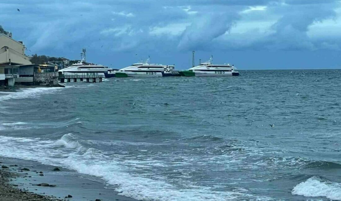 Marmara Bölgesini etkisi altına alan elverişsiz hava şartları sebebiyle BUDO,