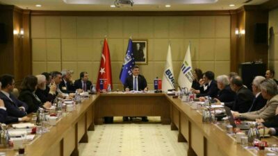 Bursa Büyükşehir Belediyesi Genel Sekreteri Doç. Dr. Ergül Halisçelik başkanlığında