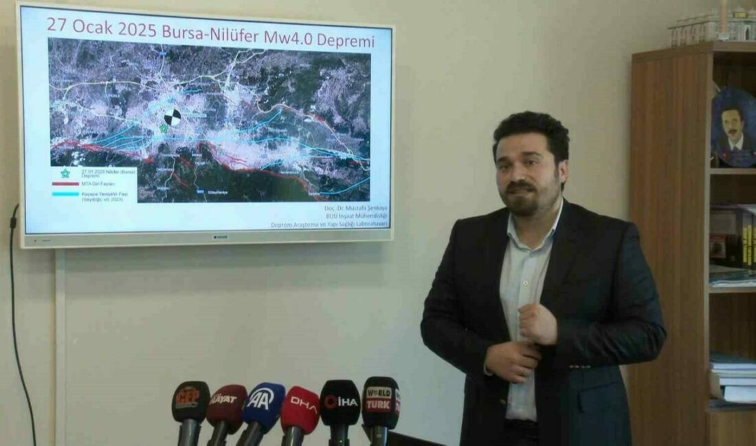 “Bursa Ovası’na sismometreler konulmalı” Bursa’da dün öğle saatlerinde 4.0 büyüklüğündeki deprem kısa süreli paniğe