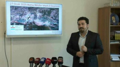 Bursa’da dün öğle saatlerinde 4.0 büyüklüğündeki deprem kısa süreli paniğe